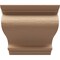 Ekena Millwork 8"W x 8"D x 8"H Wide Scroll Rough Cedar Woodgrain TimberThane Corbel, Primed Tan CORUR08X08X08SCRRCPR - alternate 2